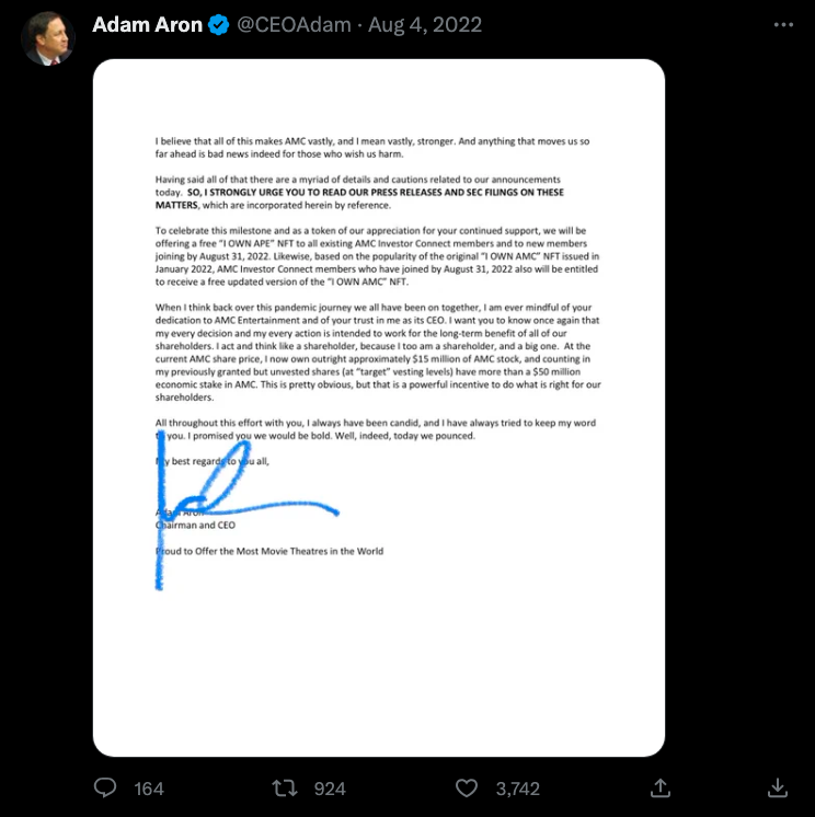 Ape Approval by board